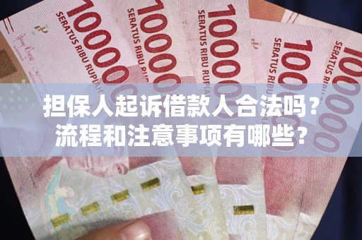 济南担保人起诉借款人合法吗？流程和注意事项有哪些？