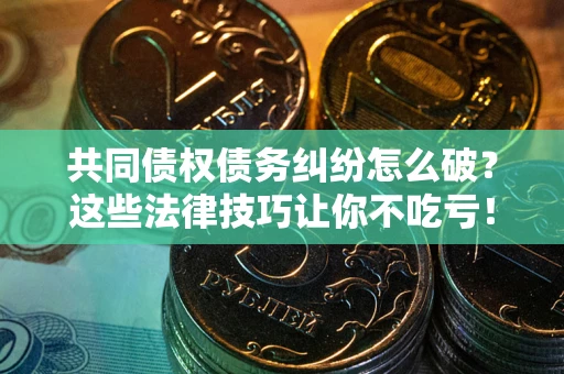 济南共同债权债务纠纷怎么破？这些法律技巧让你不吃亏！