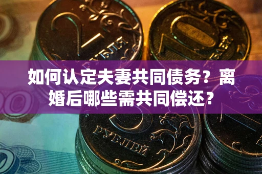 济南如何认定夫妻共同债务？离婚后哪些需共同偿还？