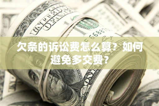 济南欠条的诉讼费怎么算？如何避免多交费？