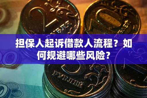 济南担保人起诉借款人流程？如何规避哪些风险？