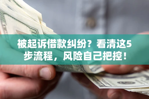 济南被起诉借款纠纷？看清这5步流程，风险自己把控！