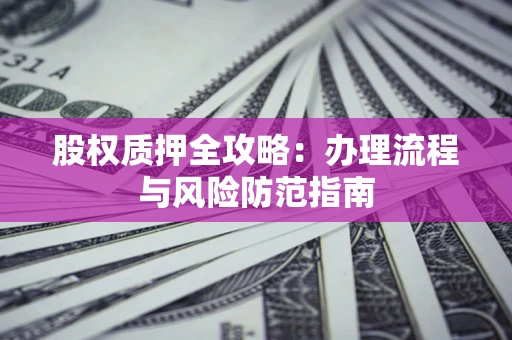 济南股权质押全攻略：办理流程与风险防范指南
